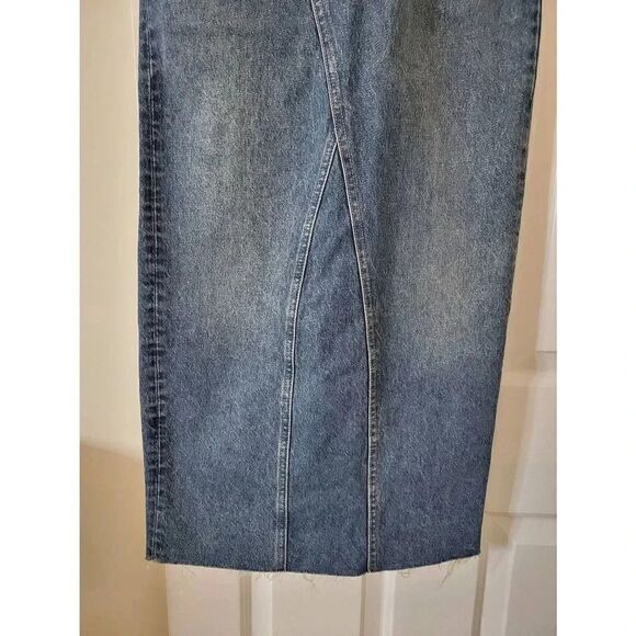 Zara Sleeveless Denim Maxi Dress XS NWOT - Picture 6 of 10